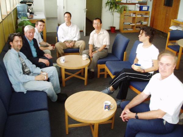 Some participants at coffee time