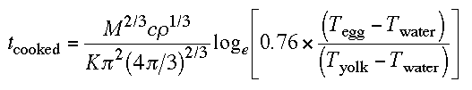 Egg-Boiling Formula